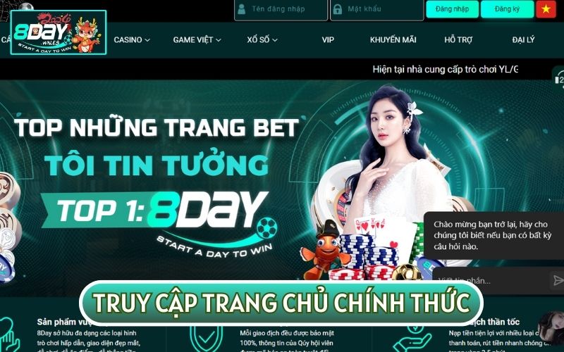 Tại trang chủ bạn chỉ cần chọn mục đăng ký tại góc phải màn hình