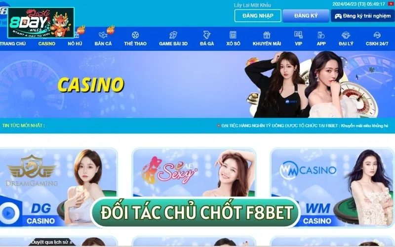 F8BET là một trong những đối tác chủ chốt của NHACAI8DAY