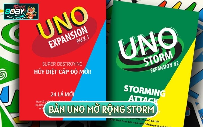 CÁCH CHƠI UNO MỞ RỘNG phiên bản Storm sẽ bao gồm các chức năng đặc biệt