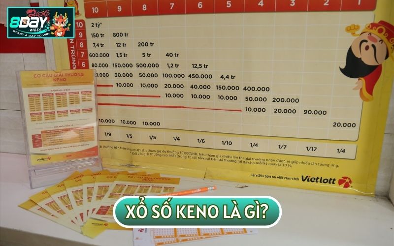 KENO là loại hình xổ số tự chọn của Vietlott ra mắt từ ngày 23/08/2019