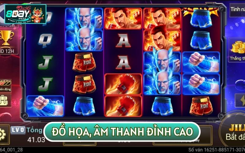 Có thể nói rằng đồ họa và âm thanh tại SLOT BOXING KING luôn được đánh giá cao