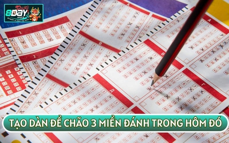 DÀN ĐỀ CHÃO 3 MIỀN đánh trong ngày được cho là ít biến động và ổn định